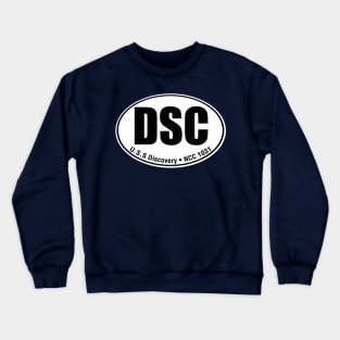 Discovery Travel Sticker Crewneck Sweatshirt